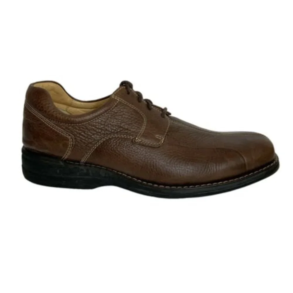 Johnston & Murphy brown sheepskin